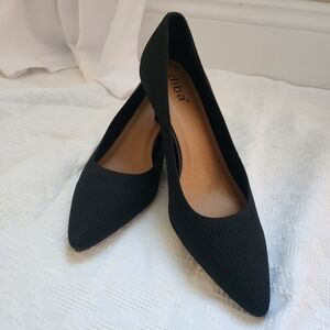 NWOB‎ Diba Black Women's Kitten Heels Shoes Size: 8